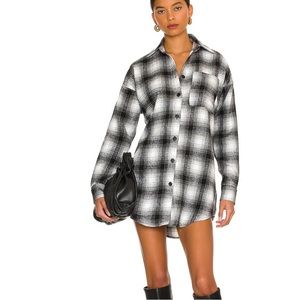 SUPERDOWN FLANNEL DRESS SZ M